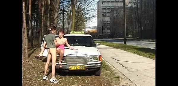  taxi diver fucks teen anal in public